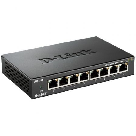 D-Link DGS-108/E Switch Gigabit de 8 puertos